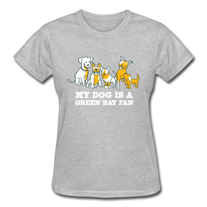 Dog is GB Fan Contoured Ultra T-Shirt - heather gray