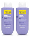 Duo Matizador Alfaparf Yellow Con Shampoo Y Acondicionador
