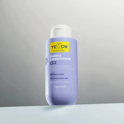 Duo Matizador Alfaparf Yellow Con Shampoo Y Acondicionador