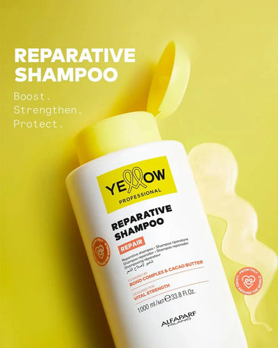 Duo Reparador Alfaparf Yellow Con Shampoo Y Acondicionador