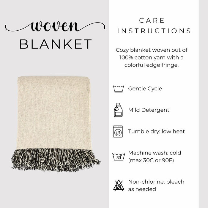 Eagle Protect Eaglets Woven Blanket