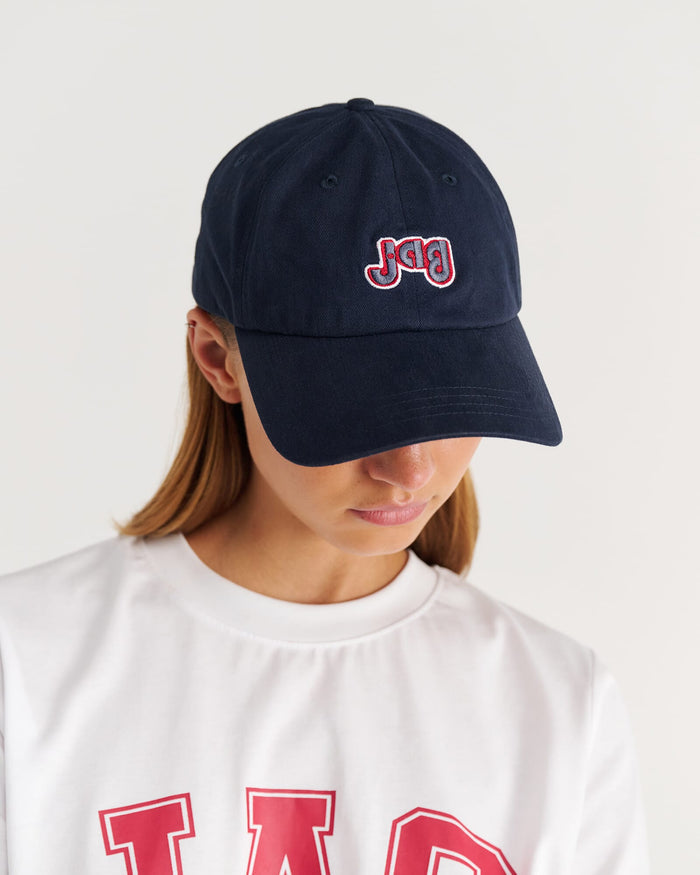 JAG embroidered logo cap navy