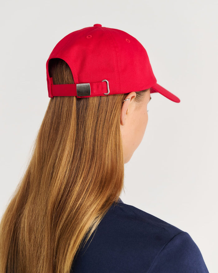 JAG embroidered logo cap red