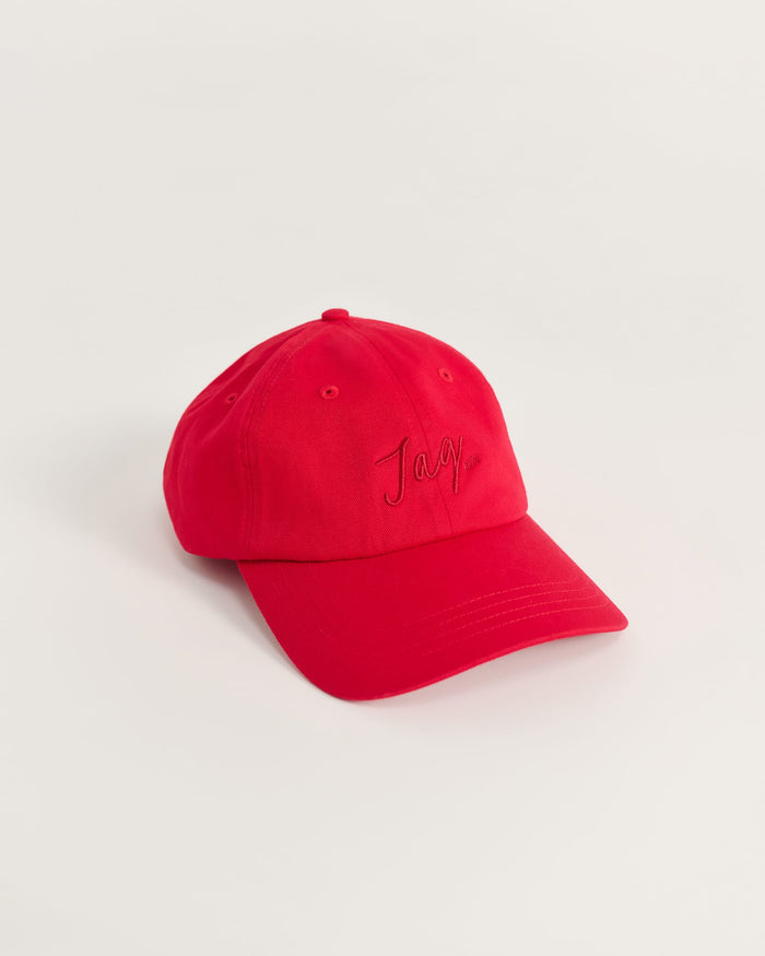 JAG embroidered logo cap red