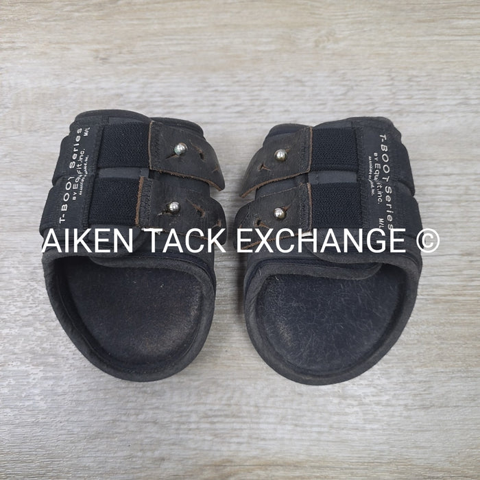 EquiFit T Boot Hind Fetlock Boots, Black, Size Medium