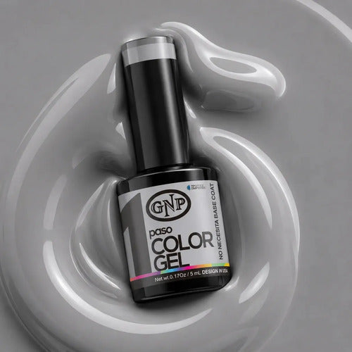 Esmalte Semipermanente Gnp 1 Paso Gris. Tpo Y Dmpt Free Gris