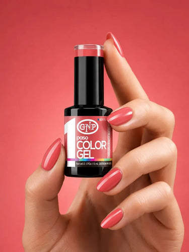Esmalte Semipermanente Gnp 1 Paso Rojo Coral Tpo Y Dmpt Free Rojo