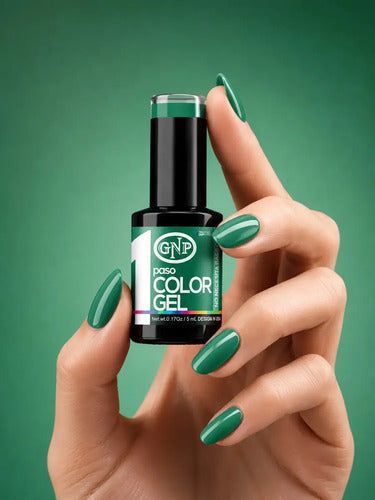 Esmalte Semipermanente Gnp 1 Paso Verde. Tpo Y Dmpt Free Verde