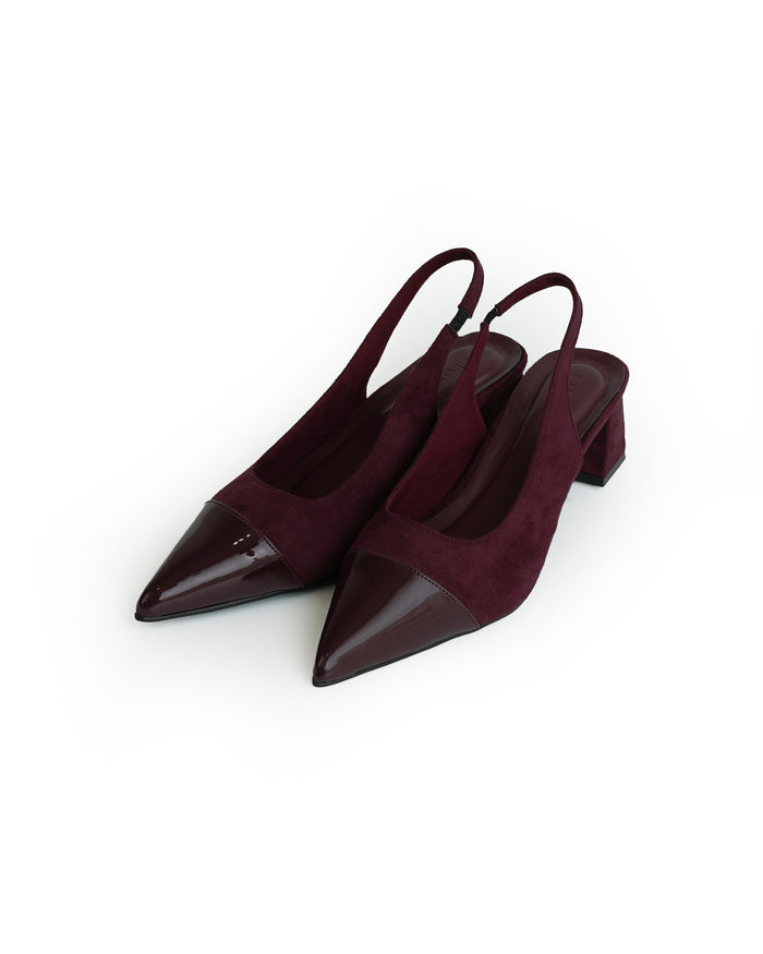 Estella Heels | Maroon