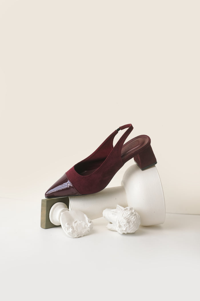 Estella Heels | Maroon
