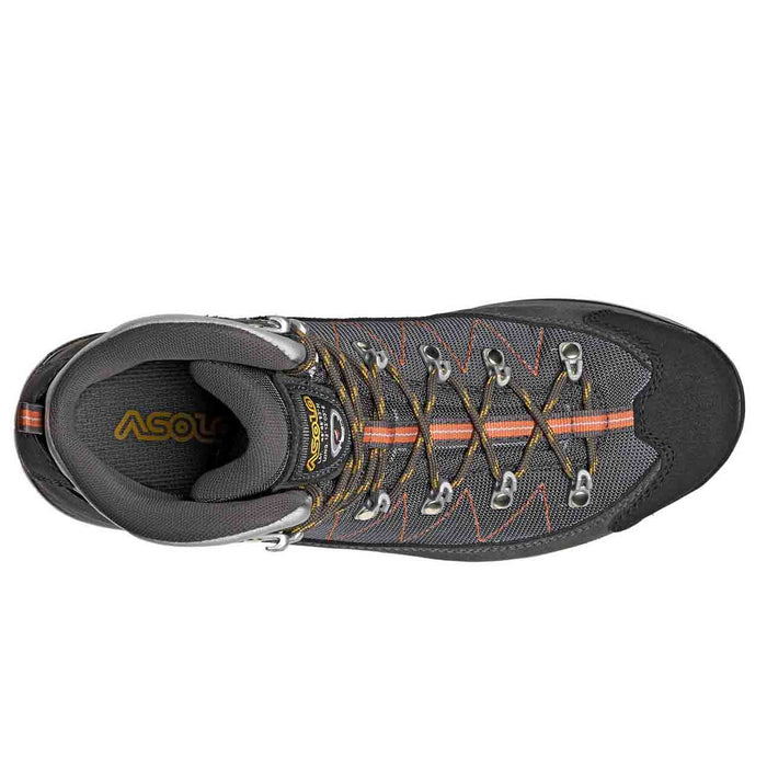 asolo finder GTX mens graphite gunmetal flame lacingl