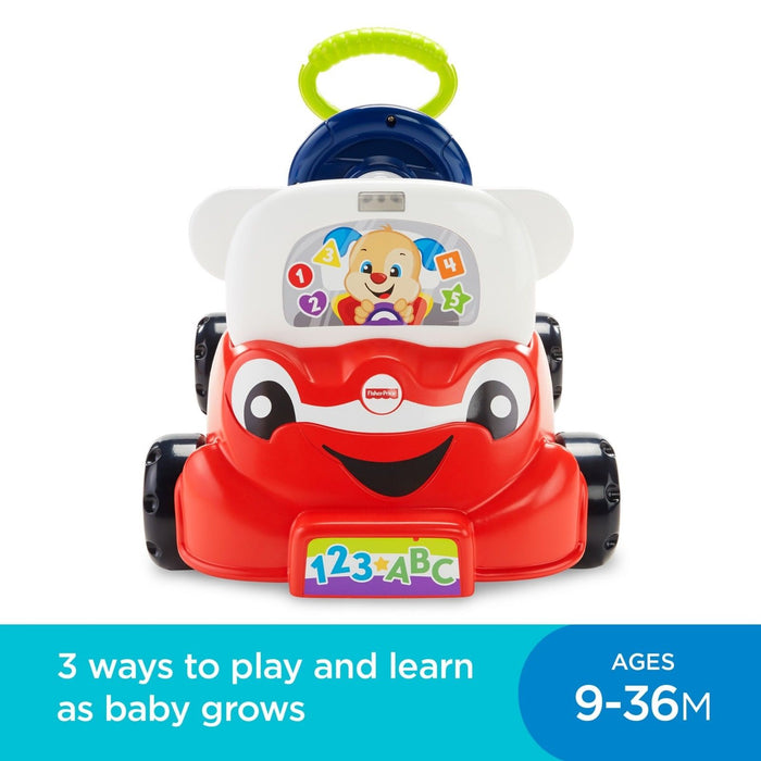 Fisher-Price Laugh & Learn 3-in-1 Interactive Smart Car