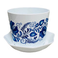 Flower pot - Folk Art Flowers