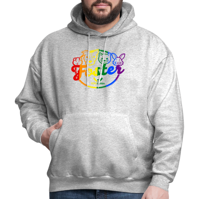 Foster Pride Hoodie - heather gray