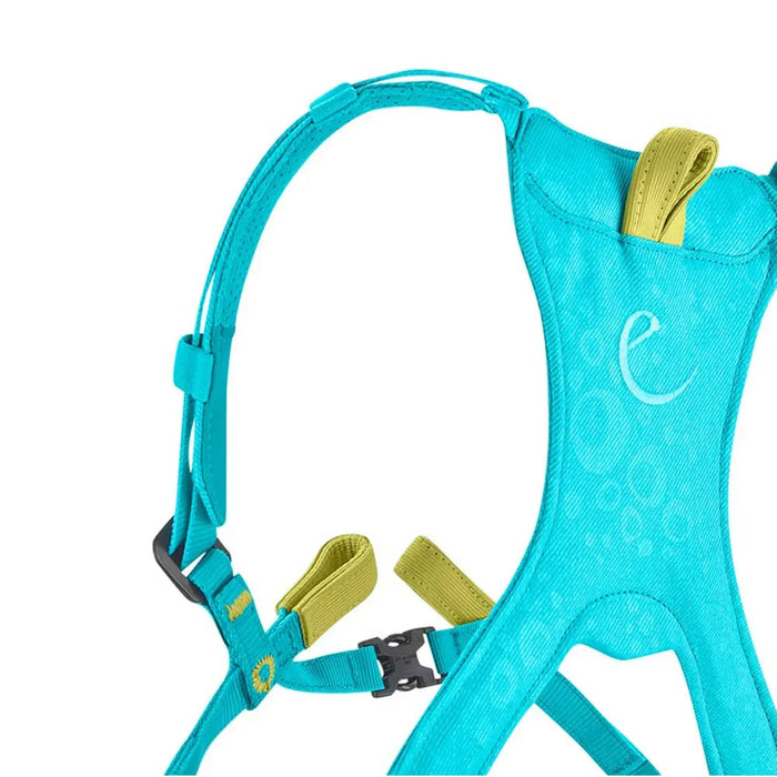 edelrid fraggle III kids rock climbing harness icemint 3