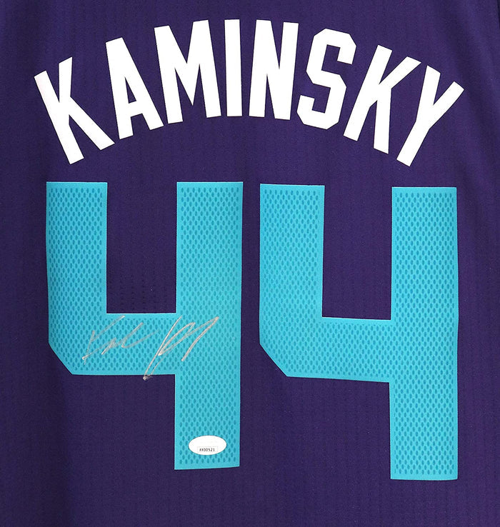 Frank Kaminsky Charlotte Hornets Signed Autographed Purple #44 Jersey JSA COA