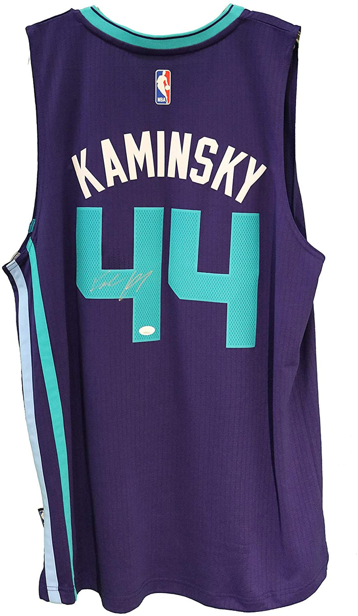 Frank Kaminsky Charlotte Hornets Signed Autographed Purple #44 Jersey JSA COA