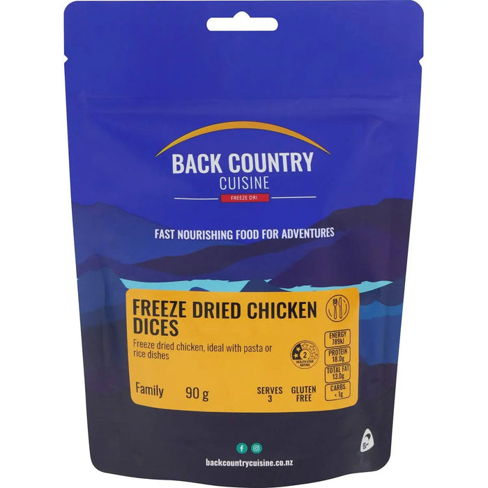 Back Country Freeze Dried Chicken Dices 90g