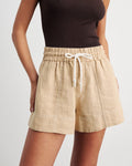 JAG gigi linen pull on short sand