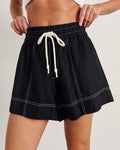 JAG gigi linen pull on short black