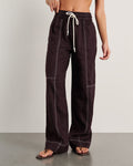 JAG gigi relaxed pant darkchocolate