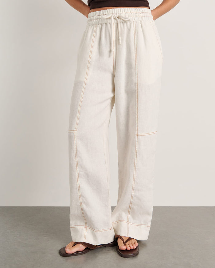 JAG gigi relaxed pant white