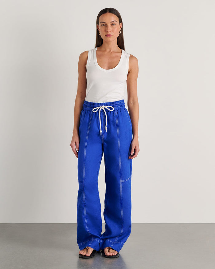 JAG gigi relaxed pant cobalt
