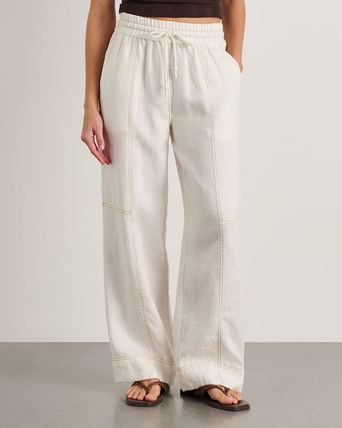 JAG gigi relaxed pant white