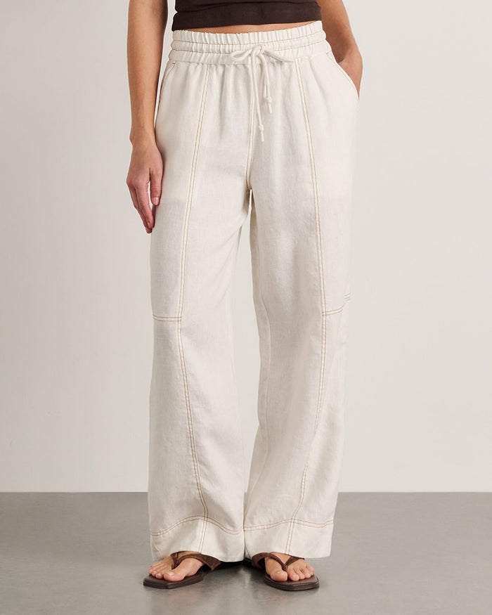 JAG gigi relaxed pant white