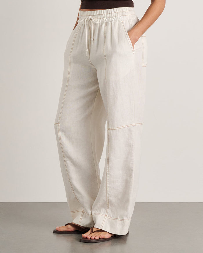 JAG gigi relaxed pant white