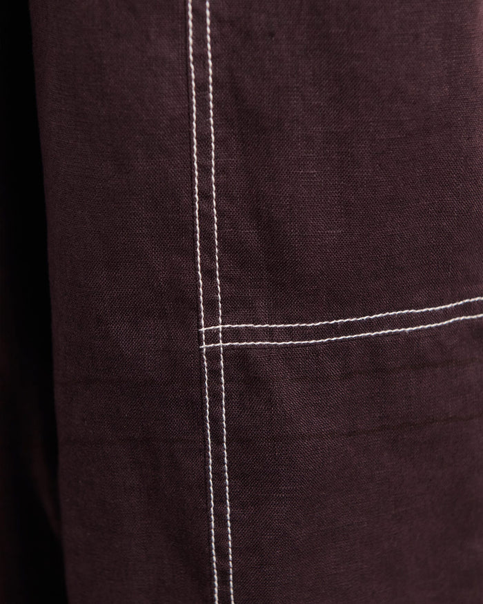 JAG gigi relaxed pant darkchocolate