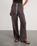 JAG gigi stripe pant brownmulti