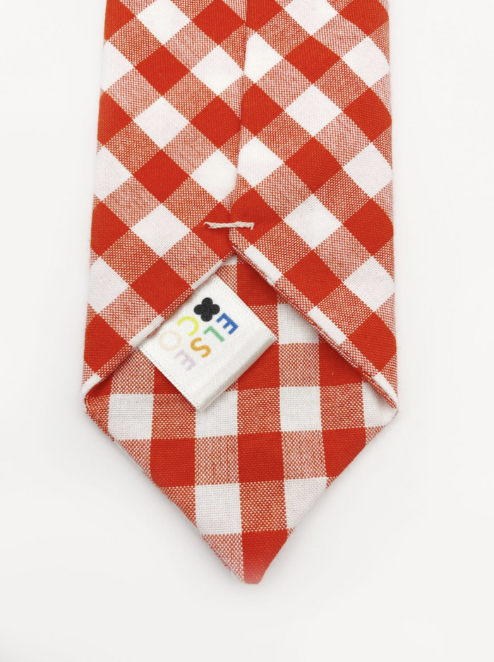 Gingham Plaid Necktie