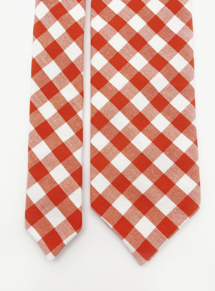 Gingham Plaid Necktie