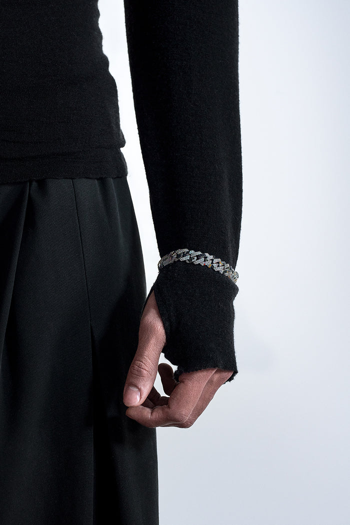 DARKAI Mini Prong Glitch Bracelet on Male Model