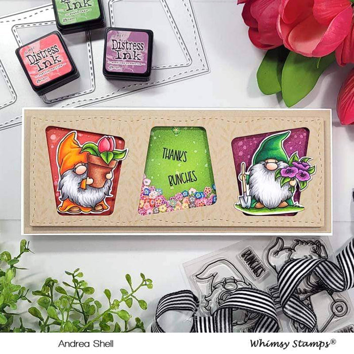 Gnome Gardeners Clear Stamps - Whimsy Stamps