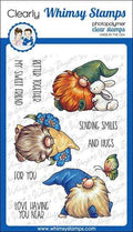 Gnome Think Spring Clear Stamps - Whimsy Stamps