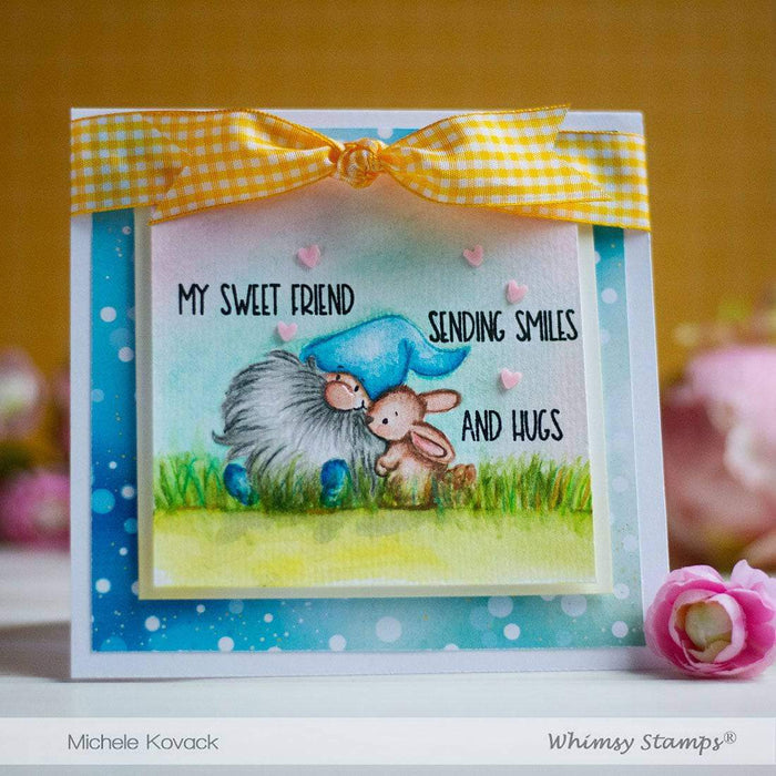 Gnome Think Spring Clear Stamps - Whimsy Stamps
