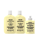 Gota Dourada Hair Strengthening Set – Anti-Dandruff Shampoo, Conditioner, Leave-In cream