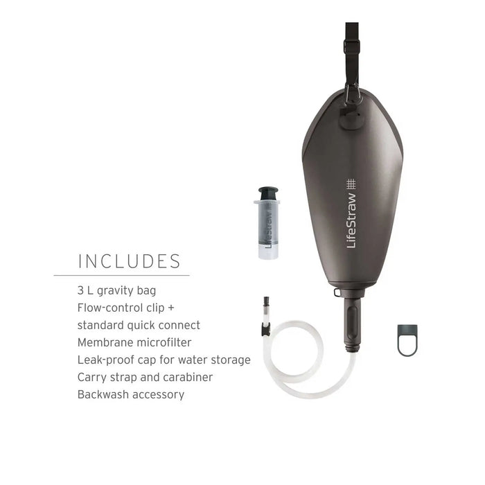 LifeStraw Gravity Water Filter System 3L Hydration - Water Treatment  Mountain Equipment