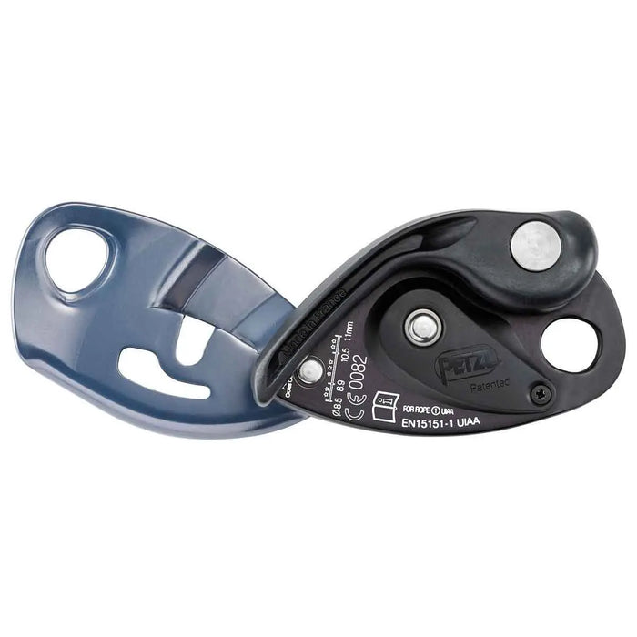 petzl grigri new 2019 rear view climbing belay device