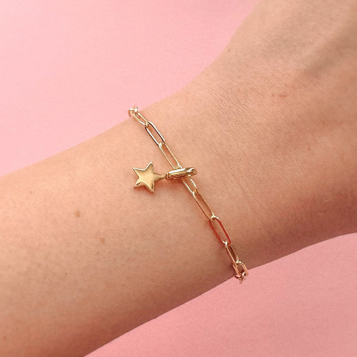 Harper Paperclip Chain Bracelet