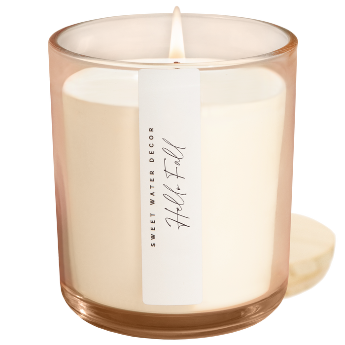 Hello Fall 12 oz Soy Candle