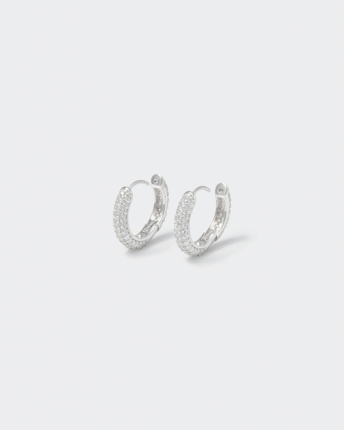 DARKAI Hoop Pavé Earrings Main Picture