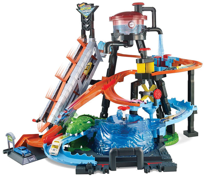 Hot Wheels Ultimate Gator Car Wash Playset