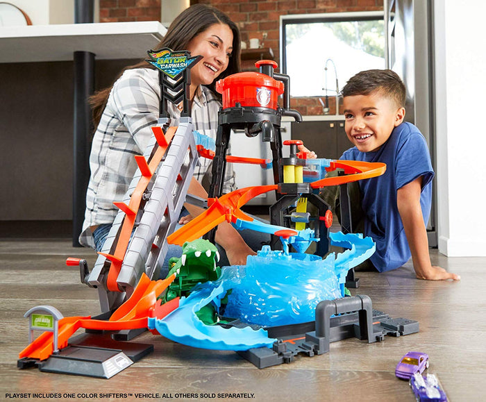Hot Wheels Ultimate Gator Car Wash Playset
