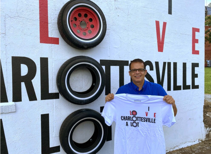 I Love Charlottesville A Lot T-shirt