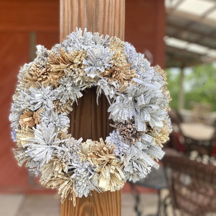 Library Wreath Art Kit