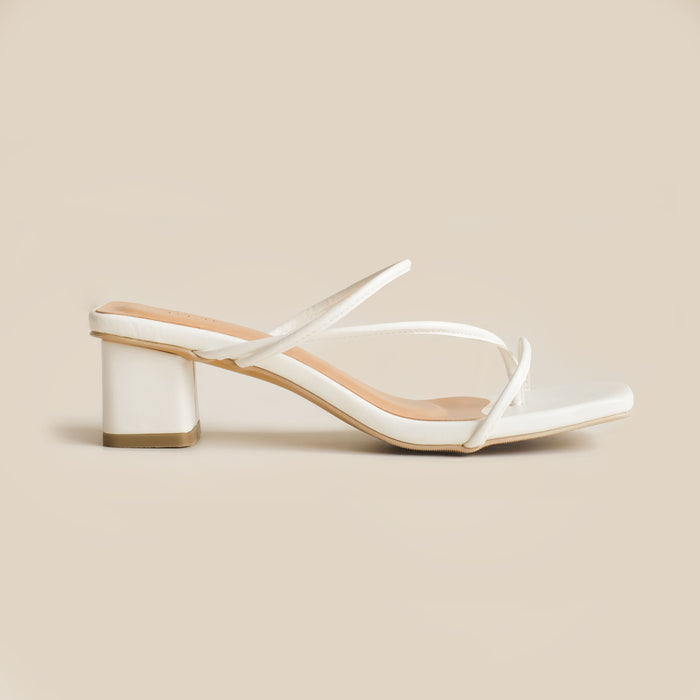 Iris Heels | White