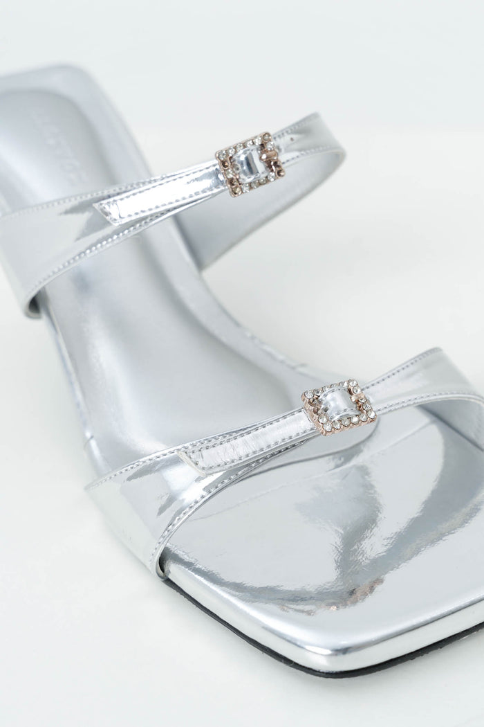 Jolene Heels | Silver